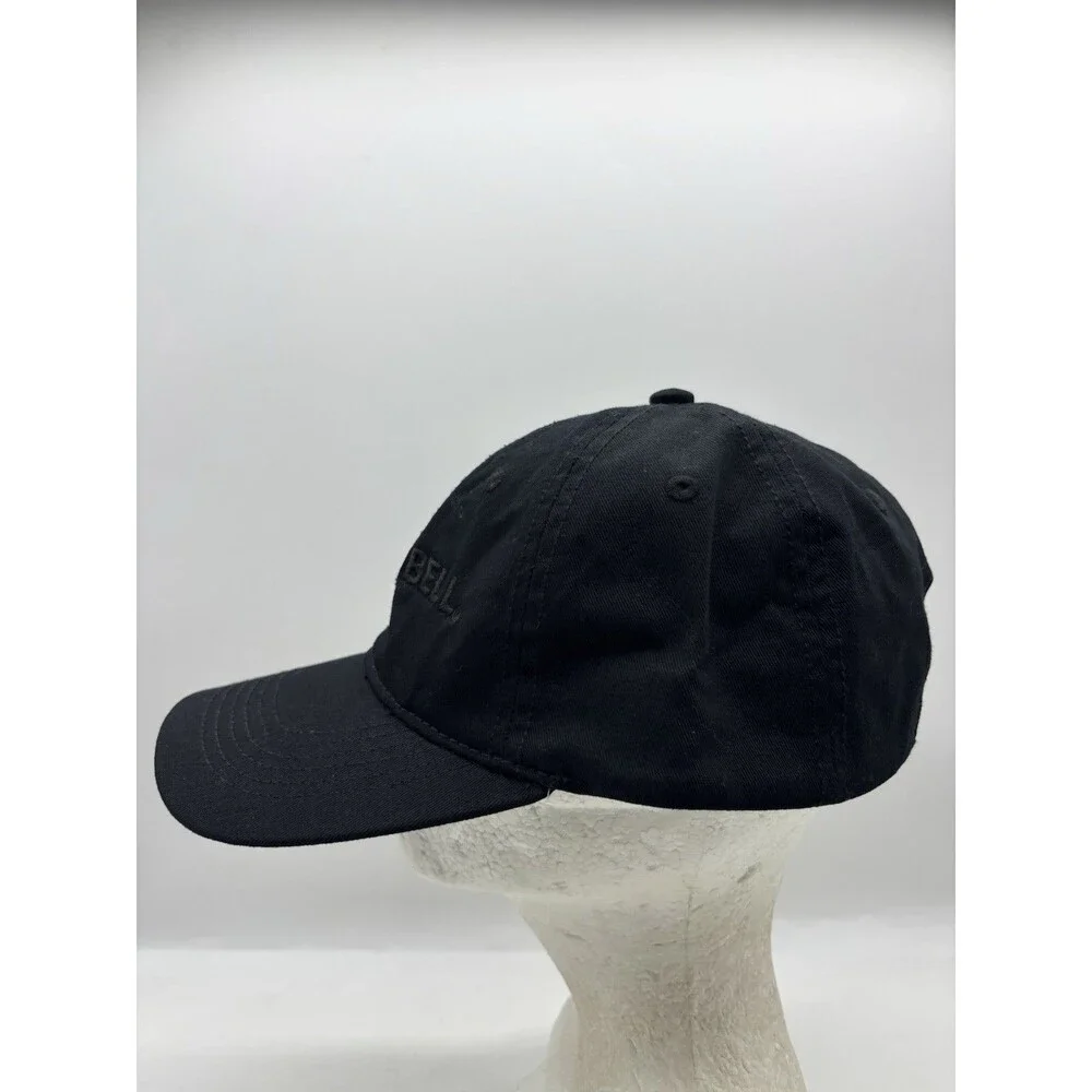 Taco Bell Embroidered Logo Strapback Hat Black Cotton Dad Cap Brass Buckle OSFA